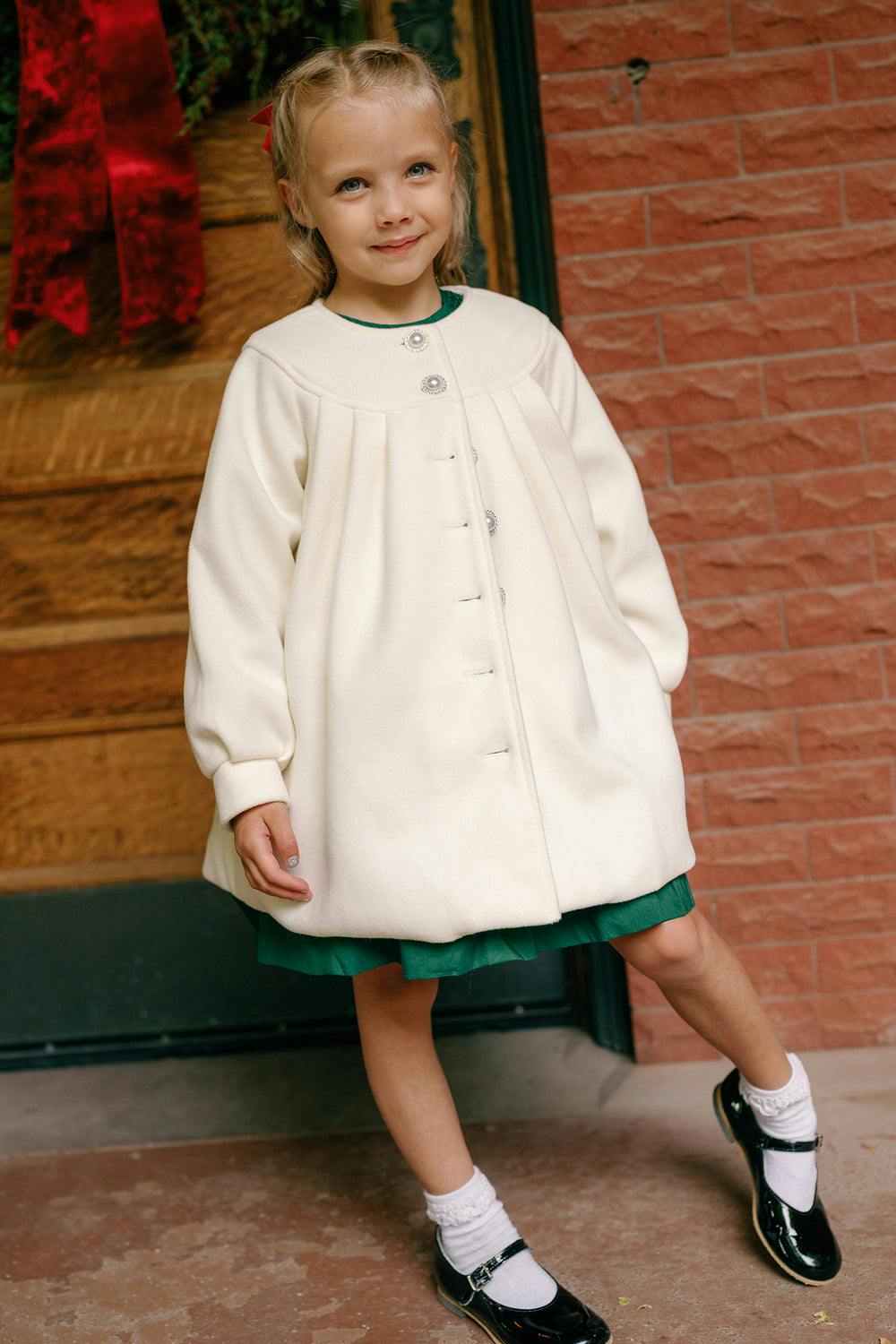 Mini Della Coat in Cream