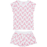 Women's Candy Cane Shirt & Boxer Set