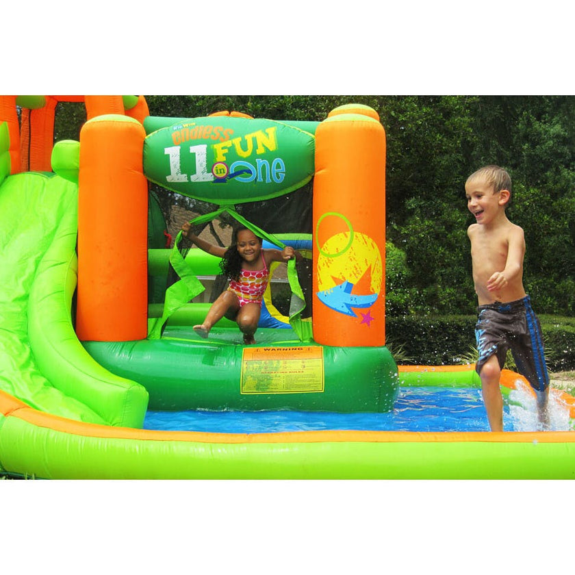 Endless Fun 11 In 1 Inflatable Bouncer And Waterslide
