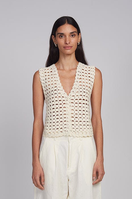 ELLIE CROCHET VEST