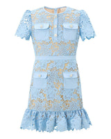 Juliana Embroidered Mini Dress