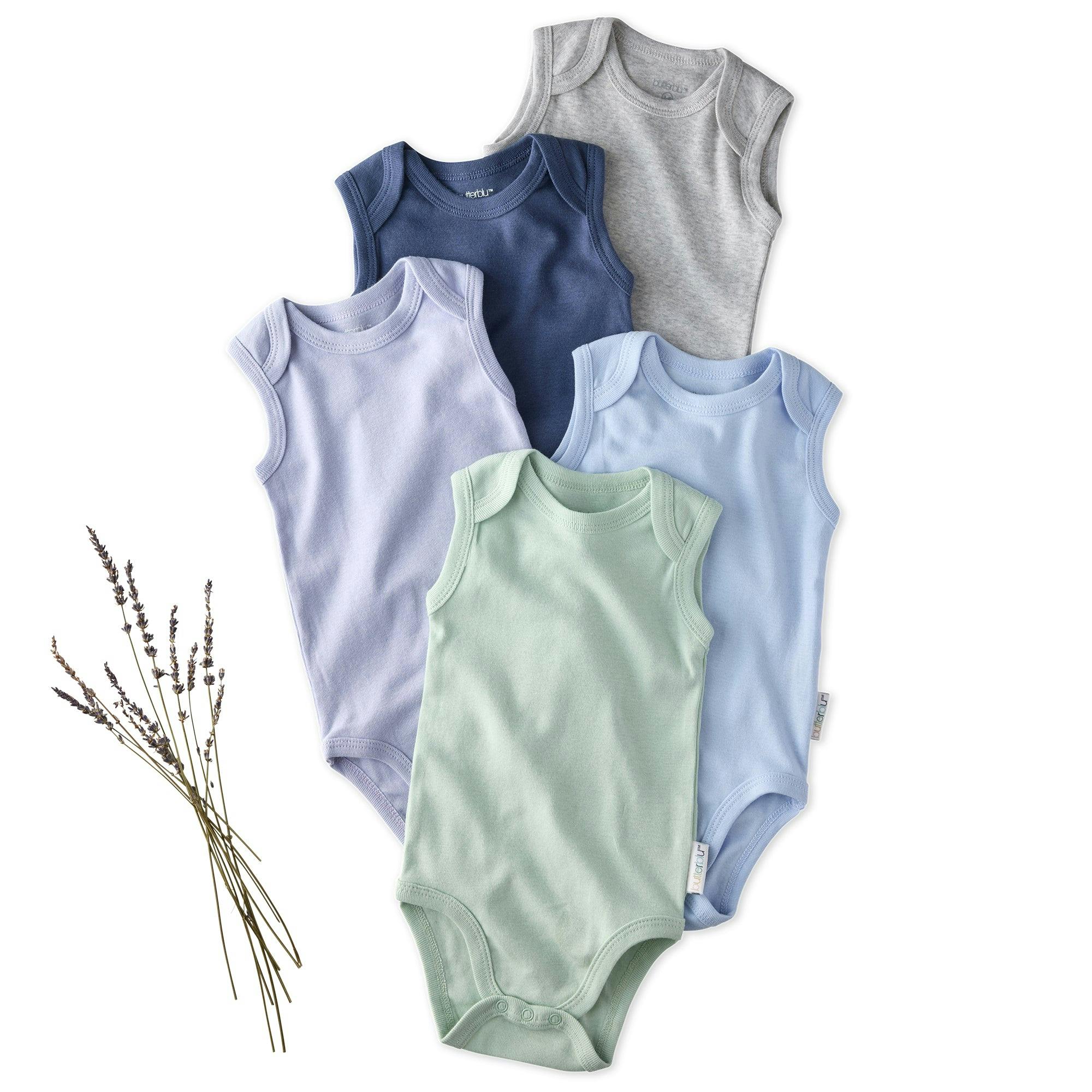 SAM 5-Pack Sleeveless Bodysuits