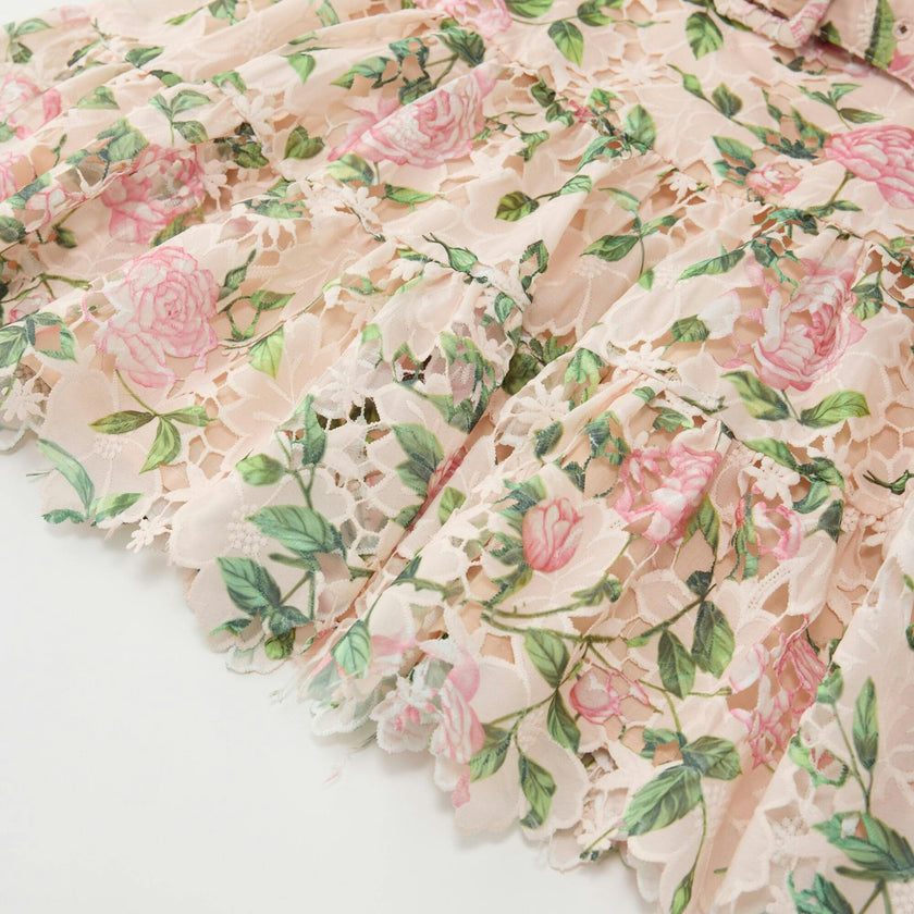 Leonora Embroidered Mini Dress