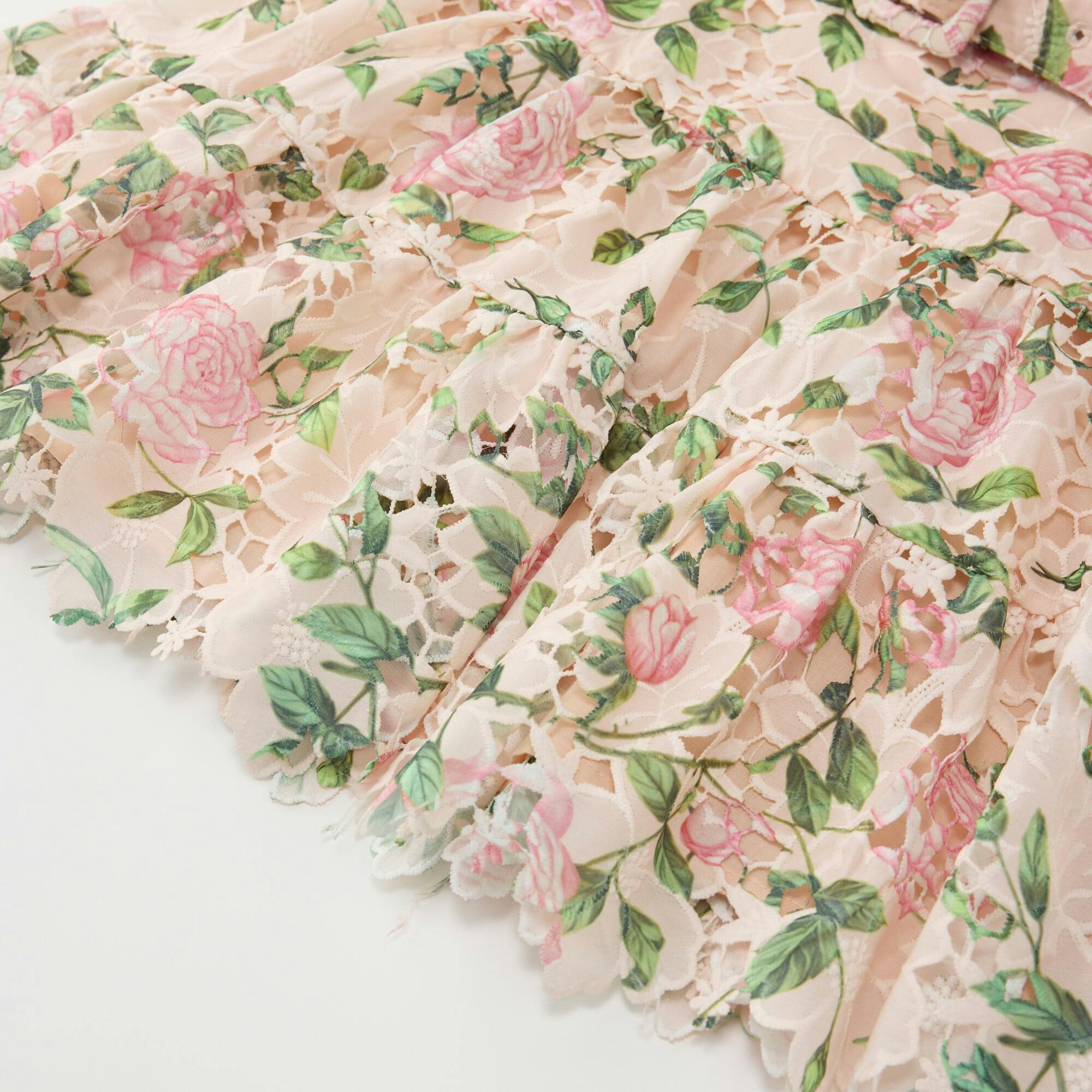 Leonora Embroidered Mini Dress