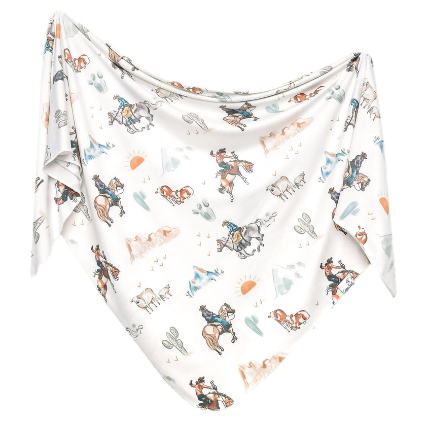 Knit Swaddle Blanket - Boone