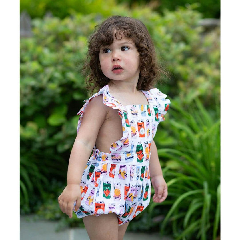 Bubble Romper in Soda Pop