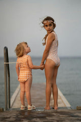 Sweetheart 1 Piece Swimsuit | UPF + Recycled - Sunset Meadow