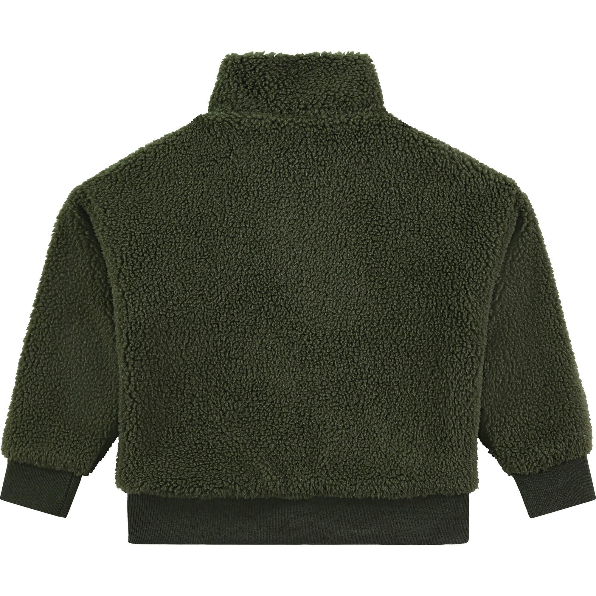 Fuzz Sherpa Quarter-Zipped Pull-Over Sweater