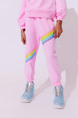 Pink Rainbow Stripe Set