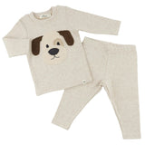 Puppy Face Baby Rib 2pc Set