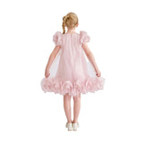 Pink Thalina Ruffle Dress
