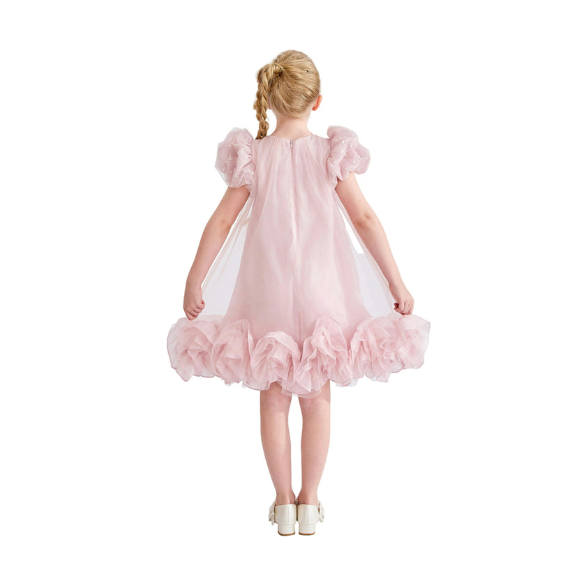 Pink Thalina Ruffle Dress