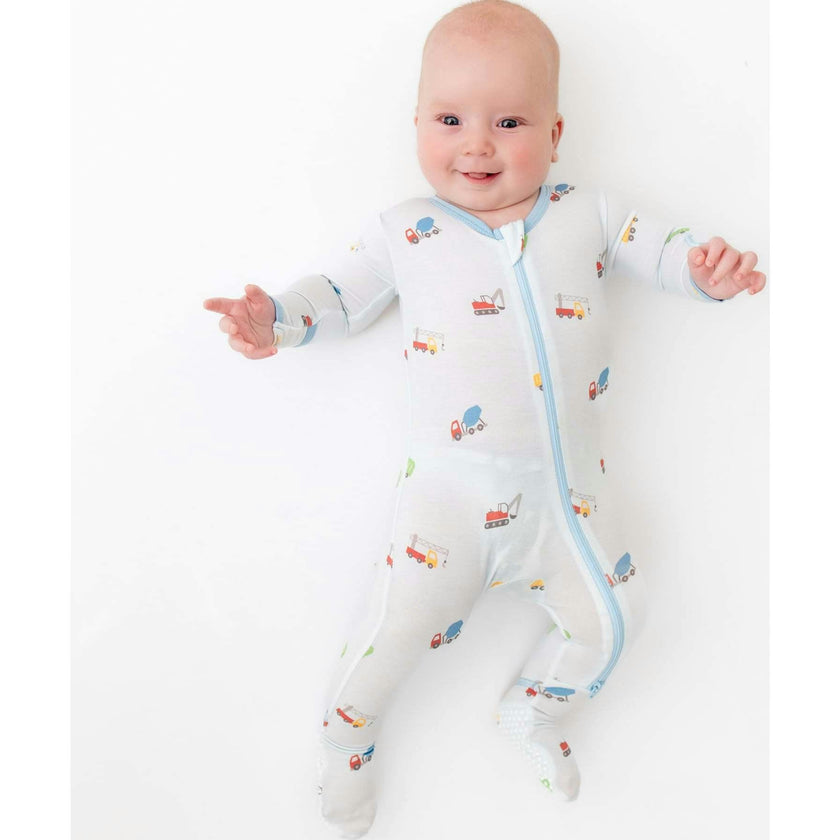 Trucks Zippered Footie