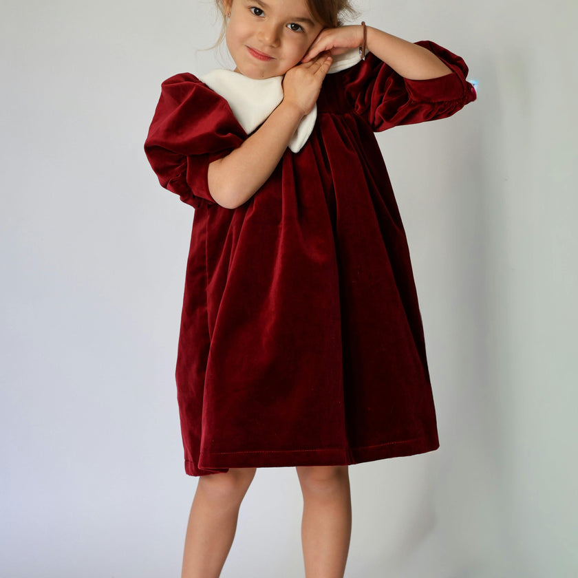Cotton Velvet Rosemoor Dress