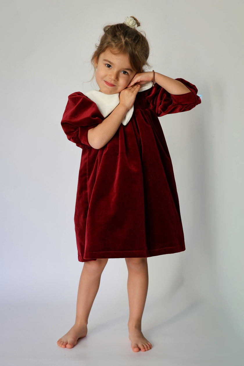 Cotton Velvet Rosemoor Dress