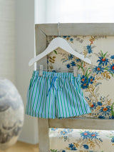 Green Stripe Bravo Baby Boy Swim Short