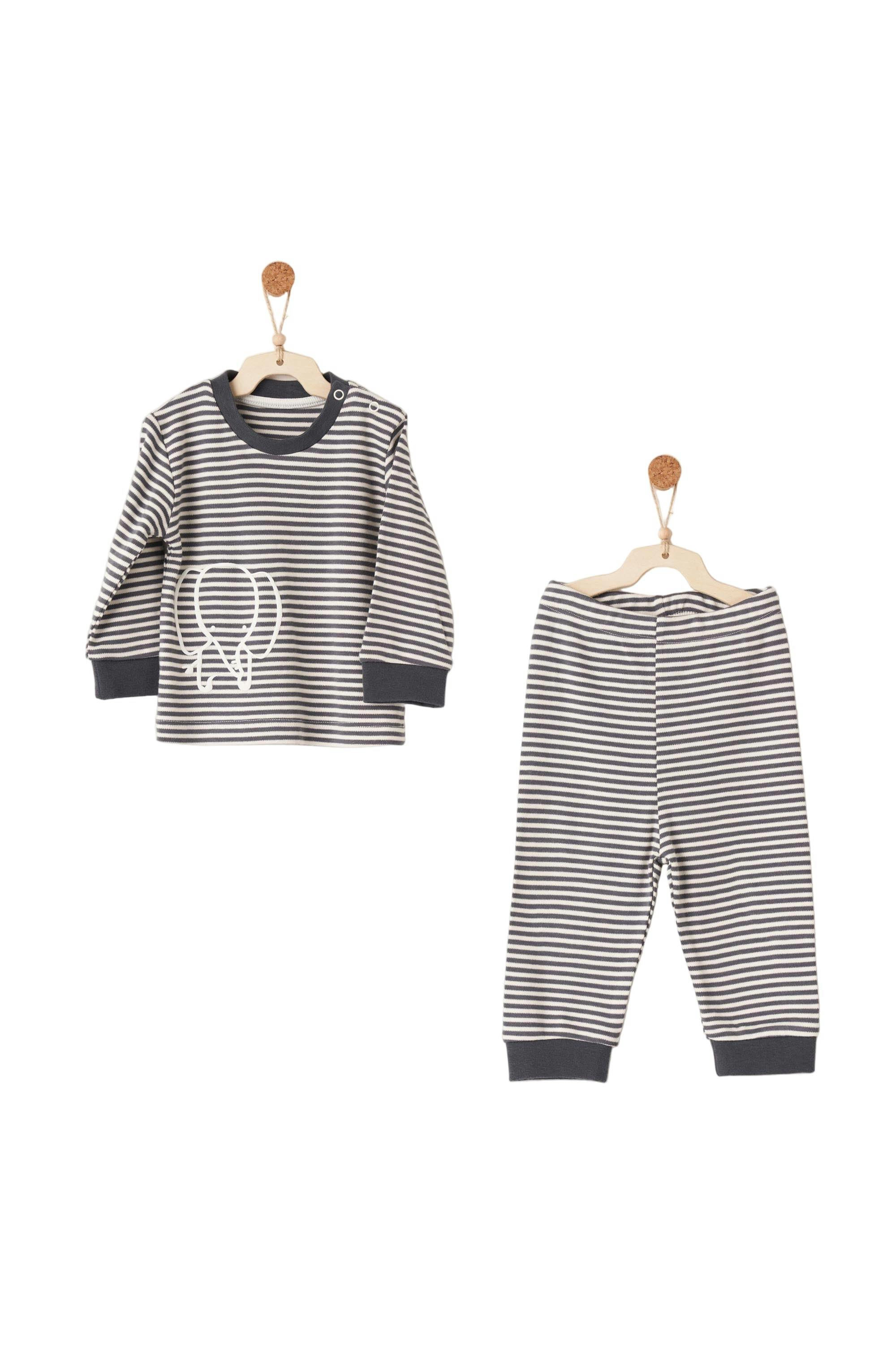 Elephant Stripe PJ Set