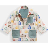 House Print Rain Worker Jacket