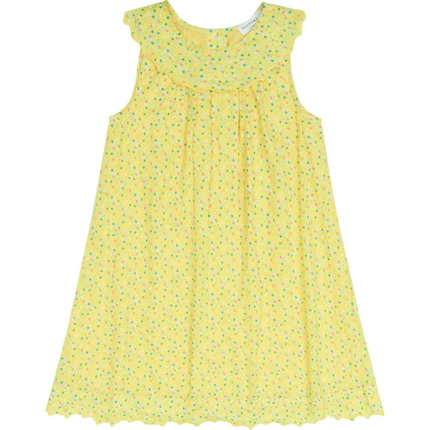girls petite fleur ruffle collar dress