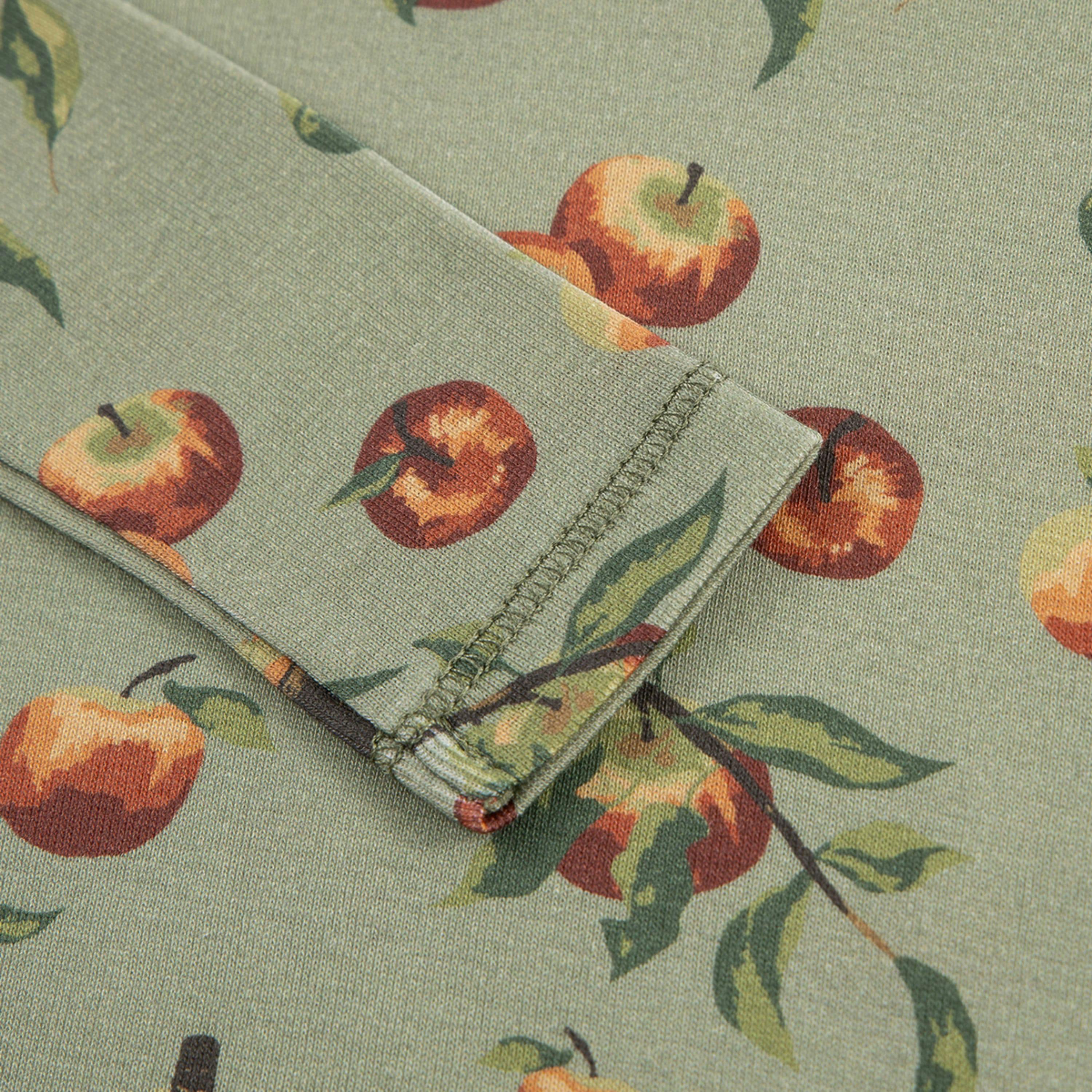 Apple Orchard Organic Cotton Long Sleeve Two Piece Pajama Set