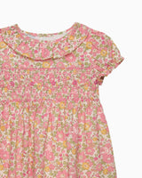 Peach Sparkle Betsy Smocked Dress