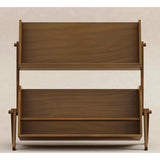 Tally Storage and Bookshelf in Natural Walnut