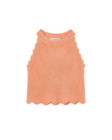 Peach Halter Neck Top