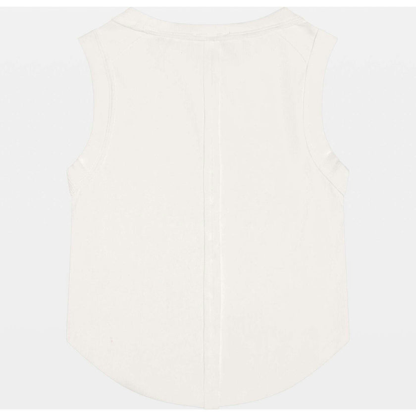 Tenly Rayon Rib Exposed Seam Tank Top