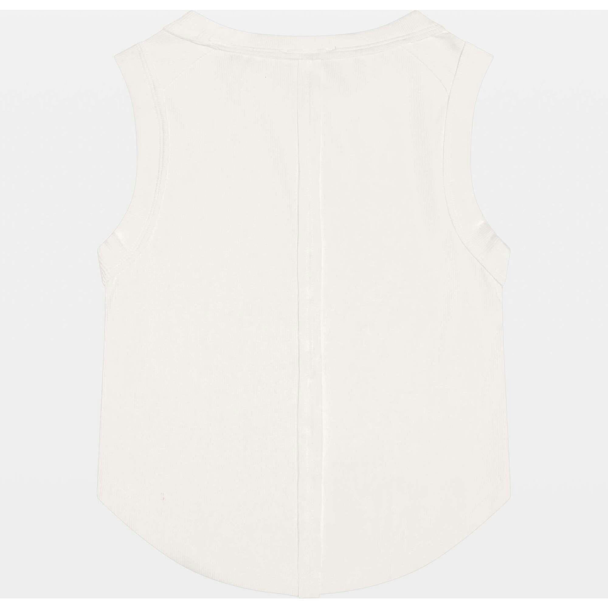 Tenly Rayon Rib Exposed Seam Tank Top