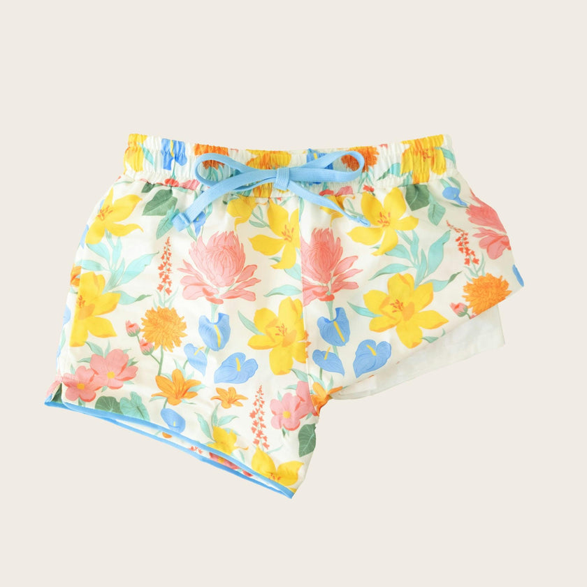 Coney Island Floral Swim Shorts