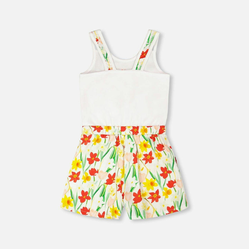 Jersey And Viscose Romper