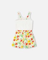 Jersey And Viscose Romper