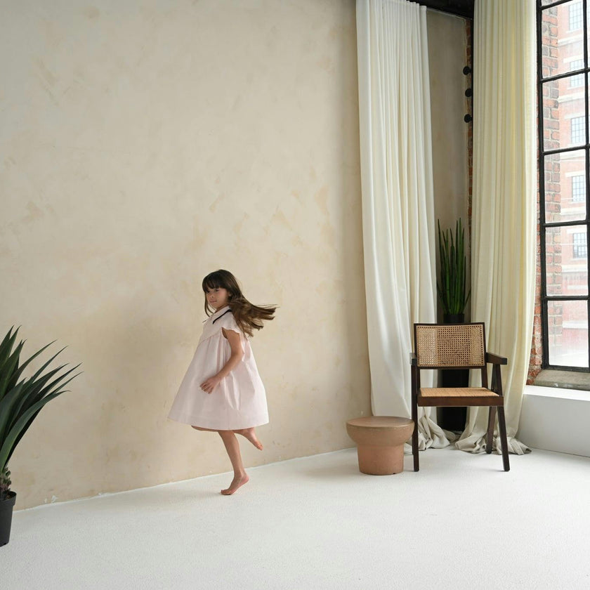 Lara dress (blush pink)