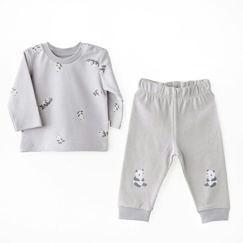Keep Smiling Panda Outfit Duo