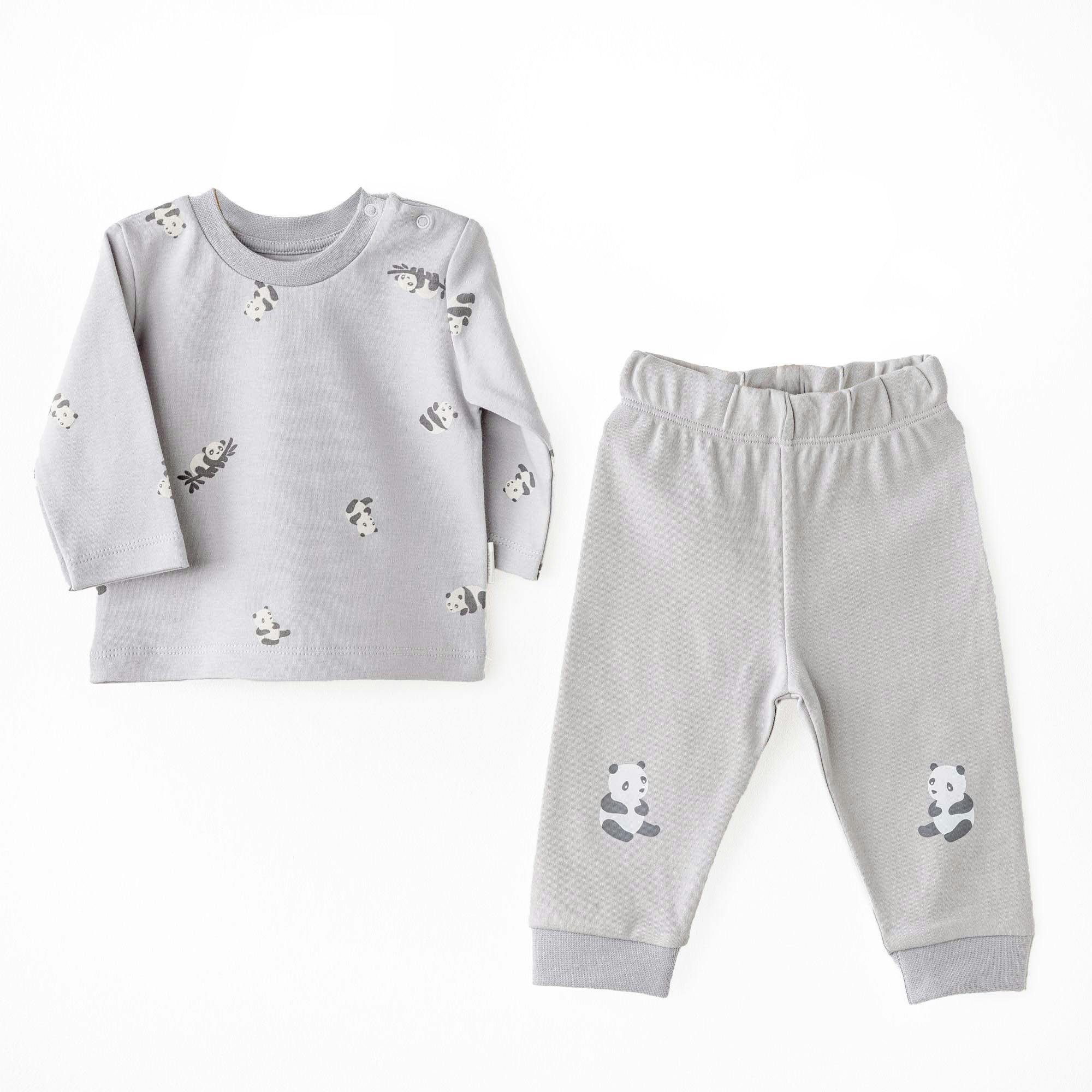 Keep Smiling Panda Outfit Duo