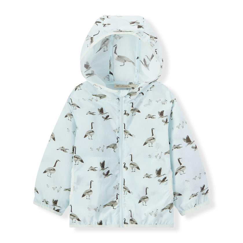 Goose Hooded Sun Shield Windbreaker Jacket