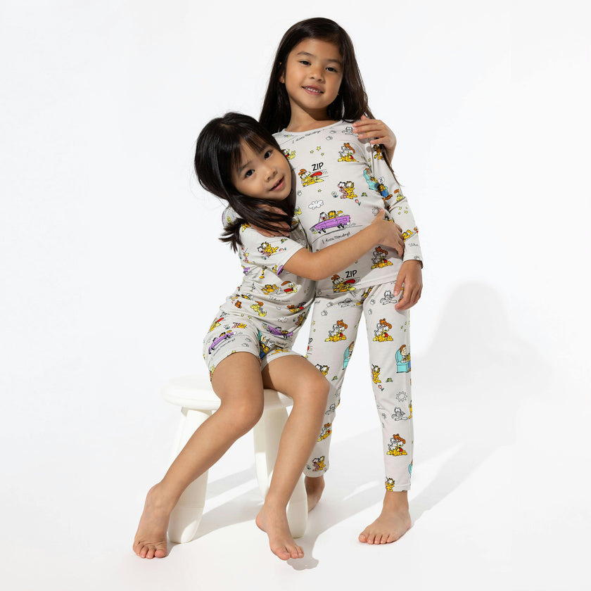 Garfield & Friends Bamboo Kids Pajama Short Set
