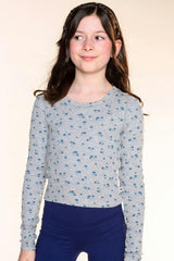 Ultra-Soft Ribbed Long Sleeve Fitted Tee