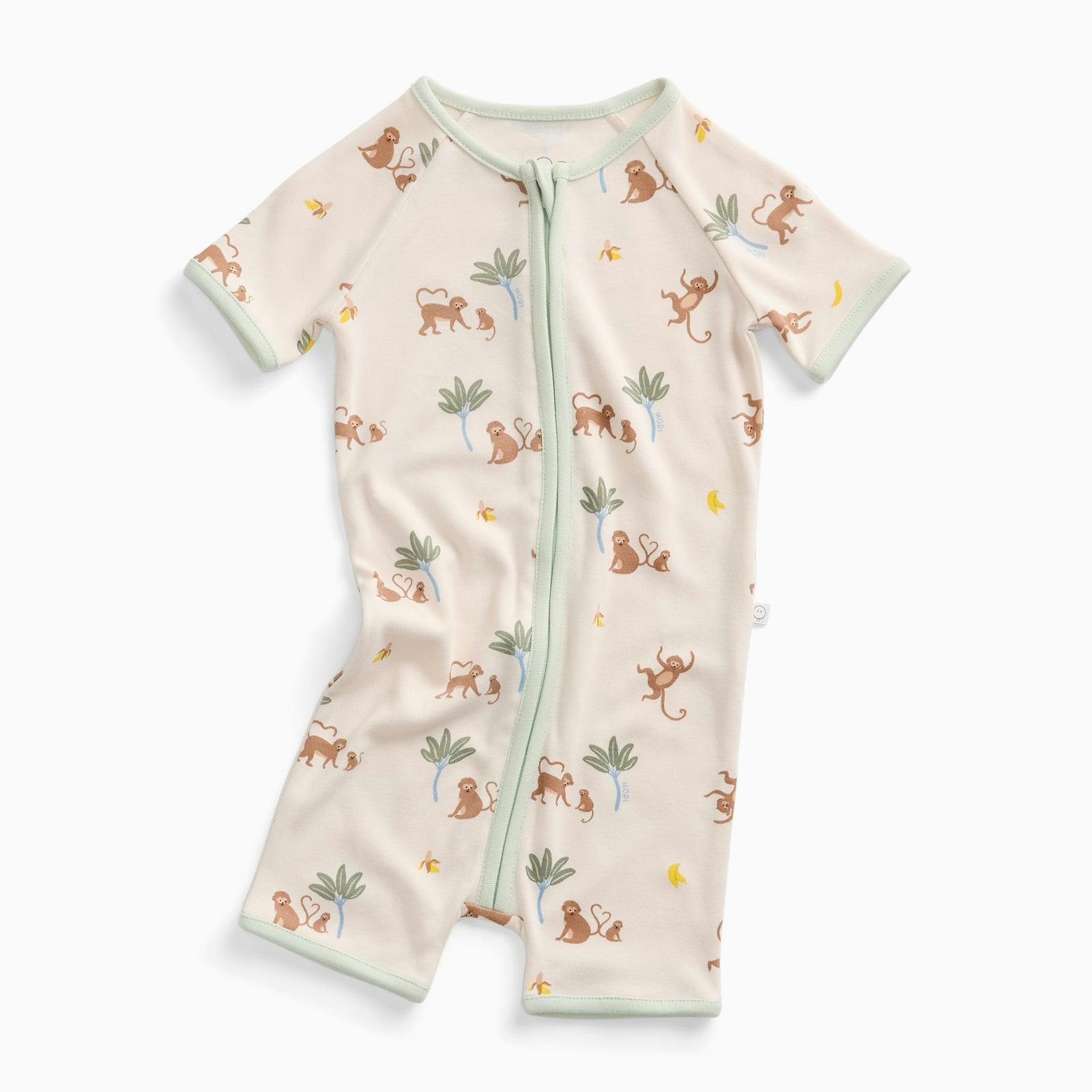 Monkeys Summer Baby Pajamas