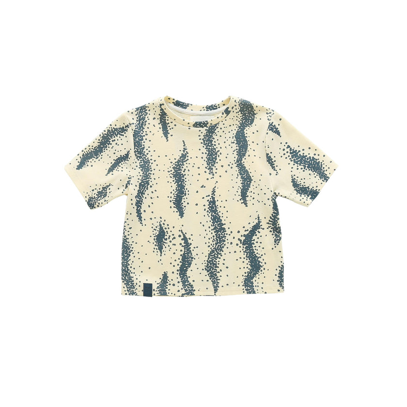 Boxy T-Shirt with All Over Print