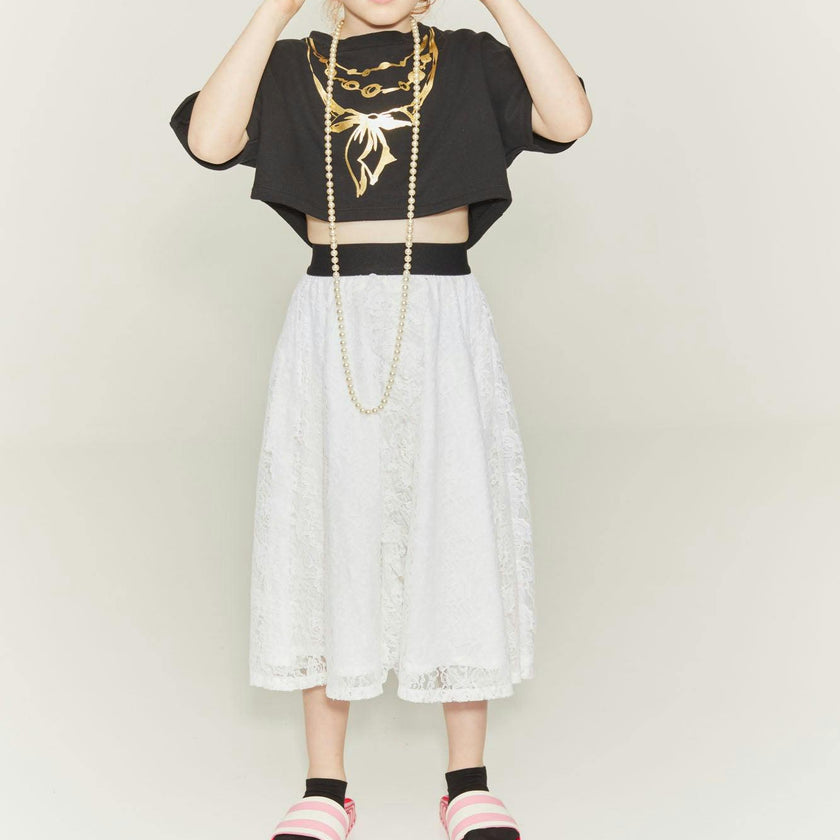 Jewelry Crop Sweatshirt