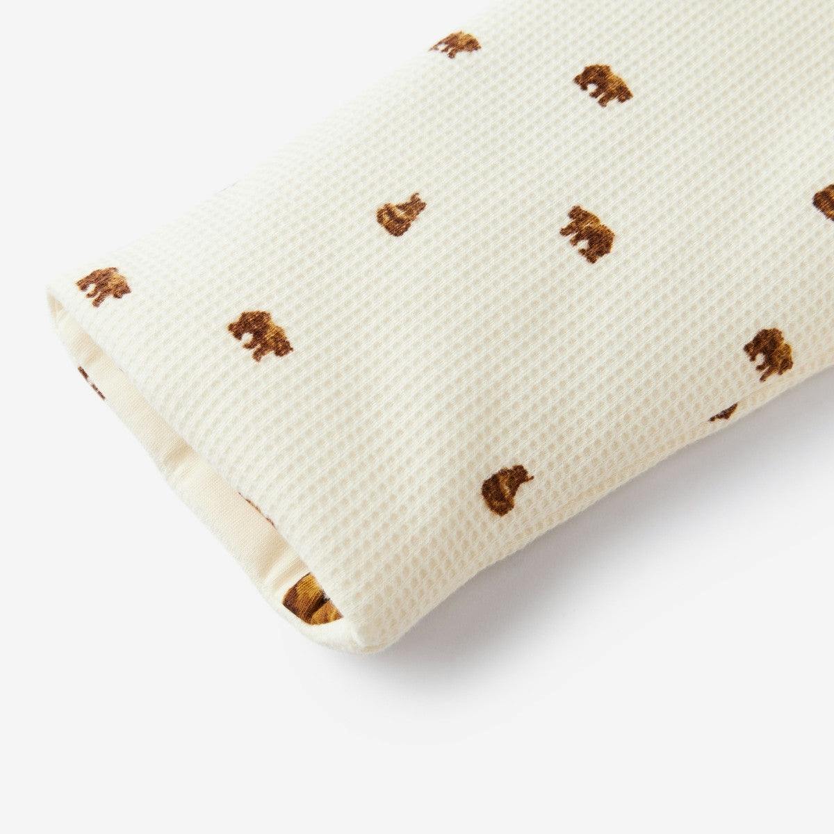 Honey Reversible Waffle Knit Hooded Jacket