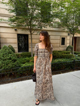 The Malene Nap Dress -  Chedworth Paisley Brown
