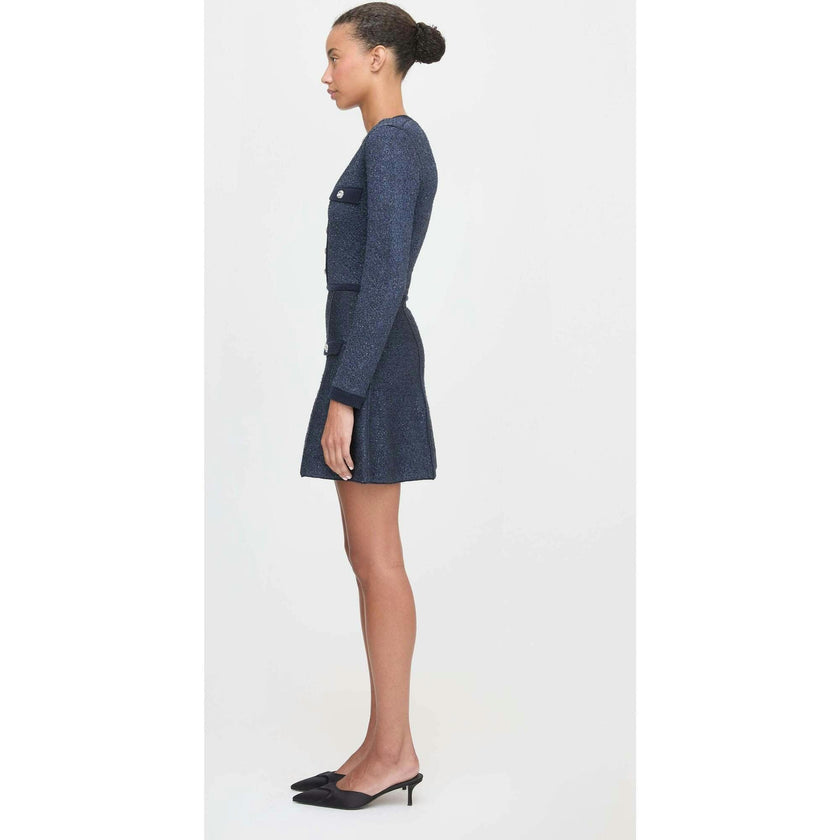 The Lana Dress - Navy Sequin