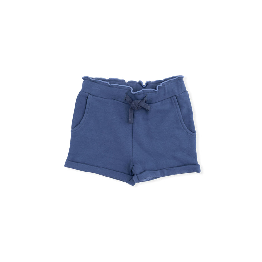 Bubbly Sailboat - Ruffle Sweatshirt & Paperbag Short