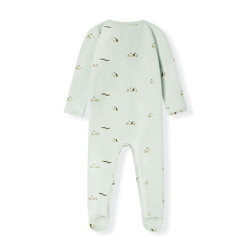 Lil' Stretch Fleece Zipper Footed Romper