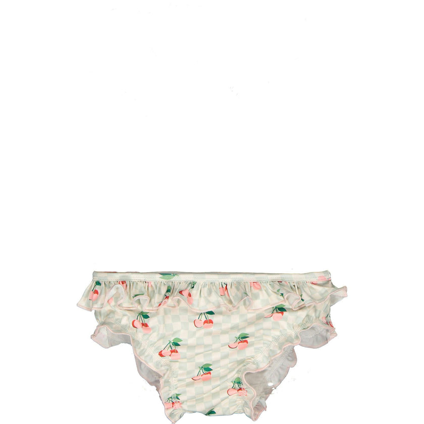 Cherries Squares Bikini Bottom