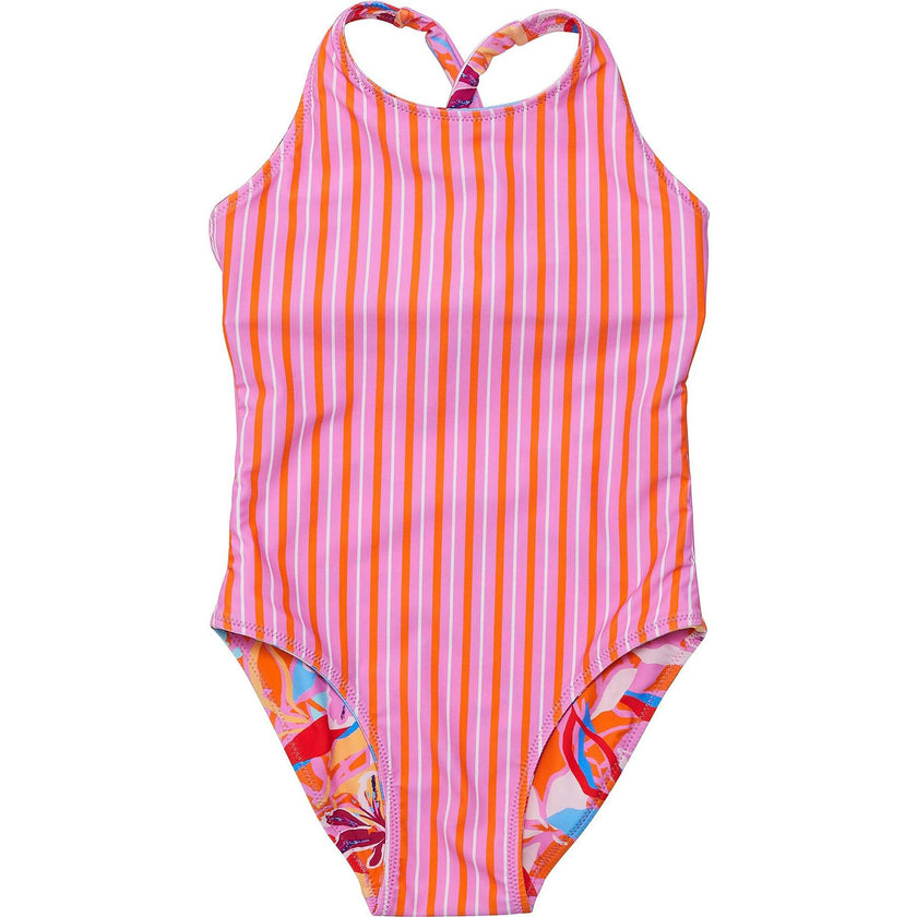 UPF50+ Sustainable Reversible Halter X-Back Swimsuit