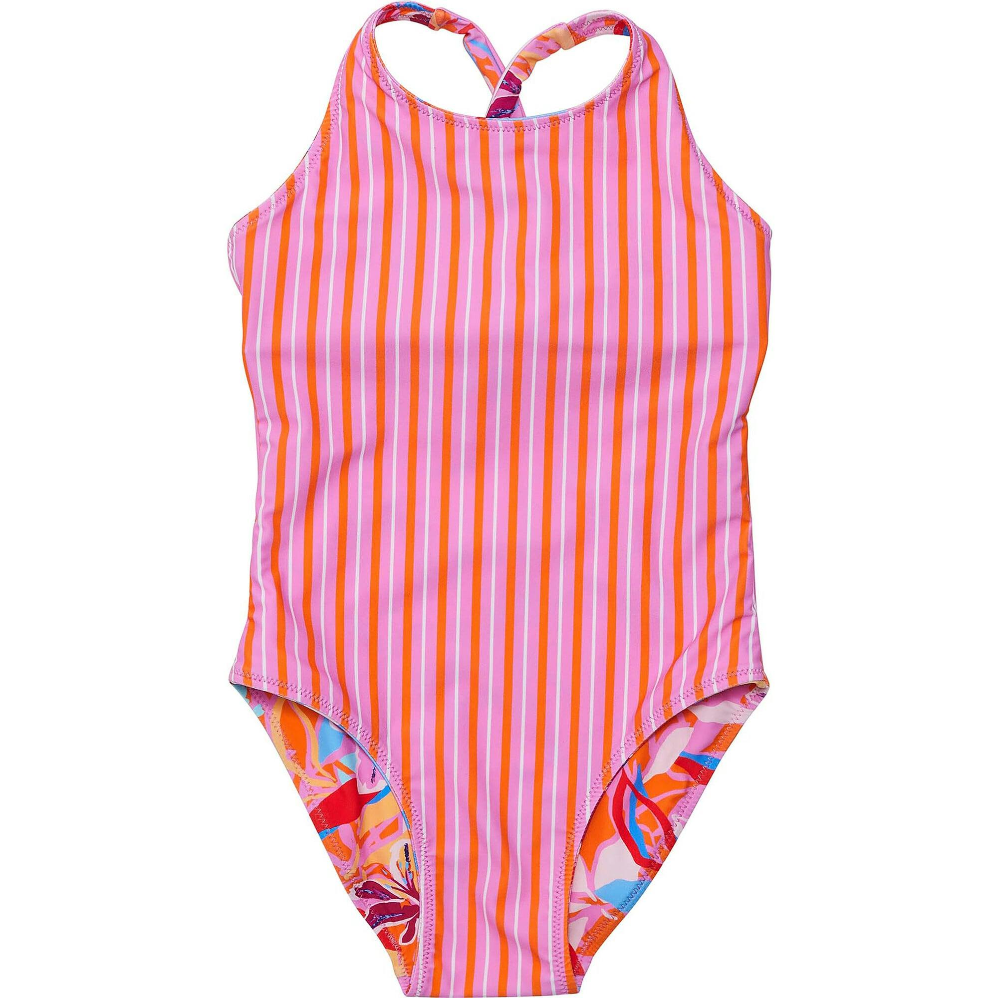 UPF50+ Sustainable Reversible Halter X-Back Swimsuit
