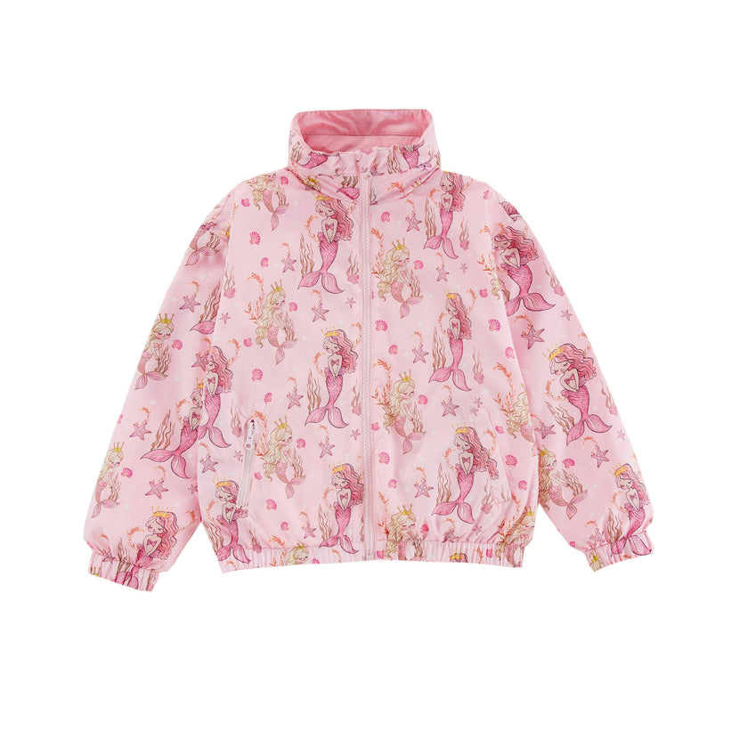 Max Reversible Rain Jacket Windbreaker, Mermaids